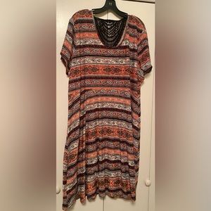 Bobbie Brooks Dress with Lace Detail in back. Size 3X